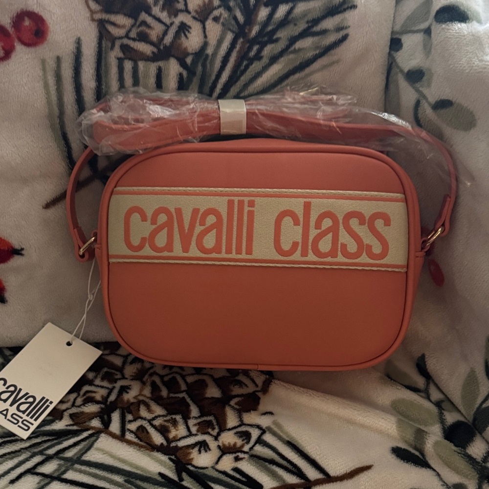 Cavalli Class Coral Crossbody Bag